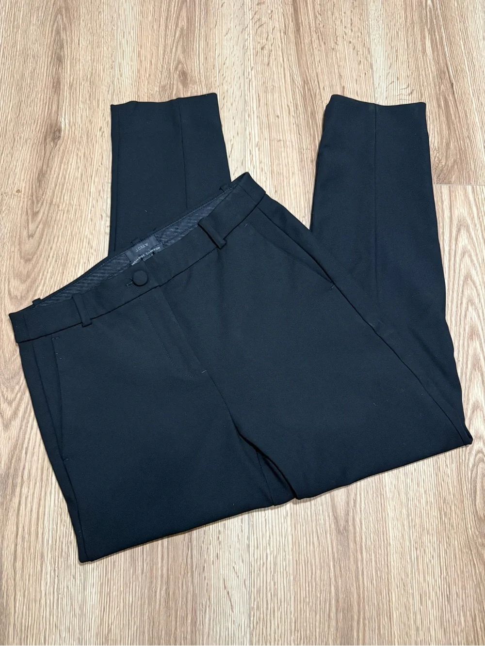 J.Crew High-Rise Cameron Black Trousers Size 6